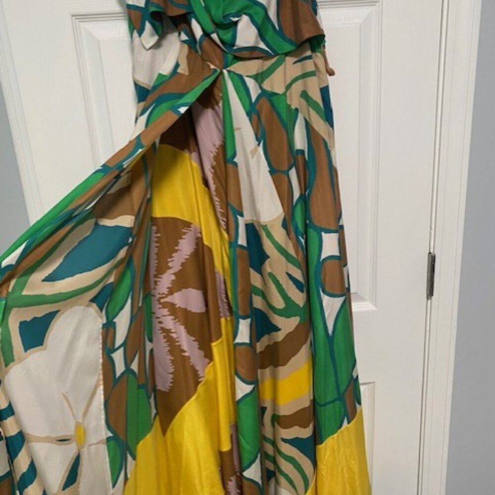 RARE VINTAGE Diane Von Furstenberg Silk Gown - Maxi - 14 - Picture 6 of 8
